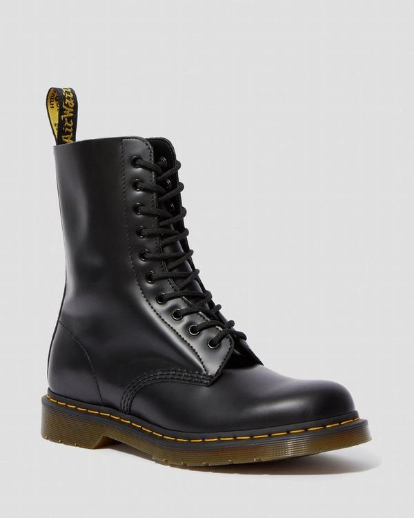 Dr Martens Dámské Kotníkové Boty 1490 Smooth Černé, CZ-490213